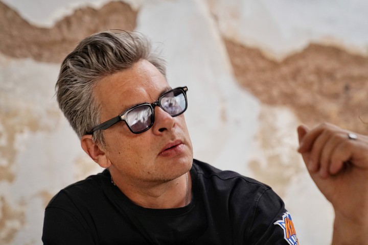 Benjalin Biolay, actor, músico y fan de Buenos Aires. Foto: Martín Bonetto.
