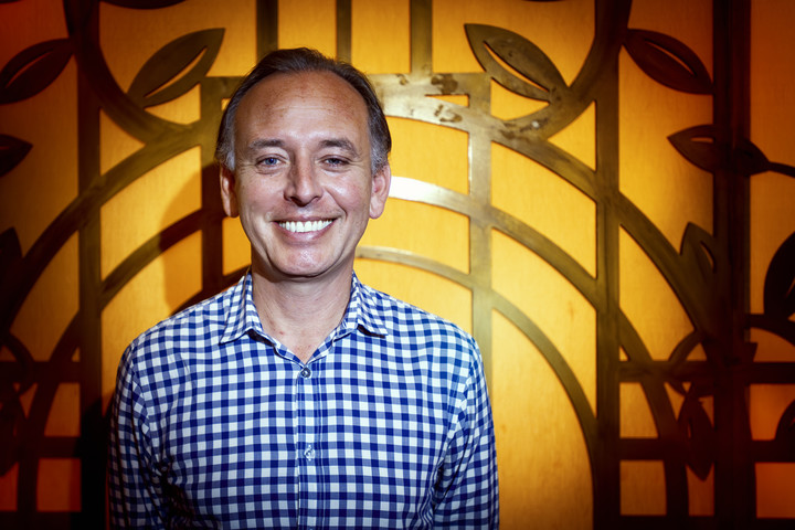 Felipe Gamba Paredes, productor y creador de la idea en la que se basa "La Caja mágica". Foto Mariana Nedelcu