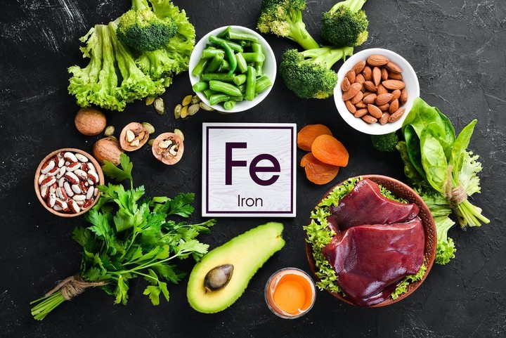 Alimentos con alto contenido de hierro para consumir..