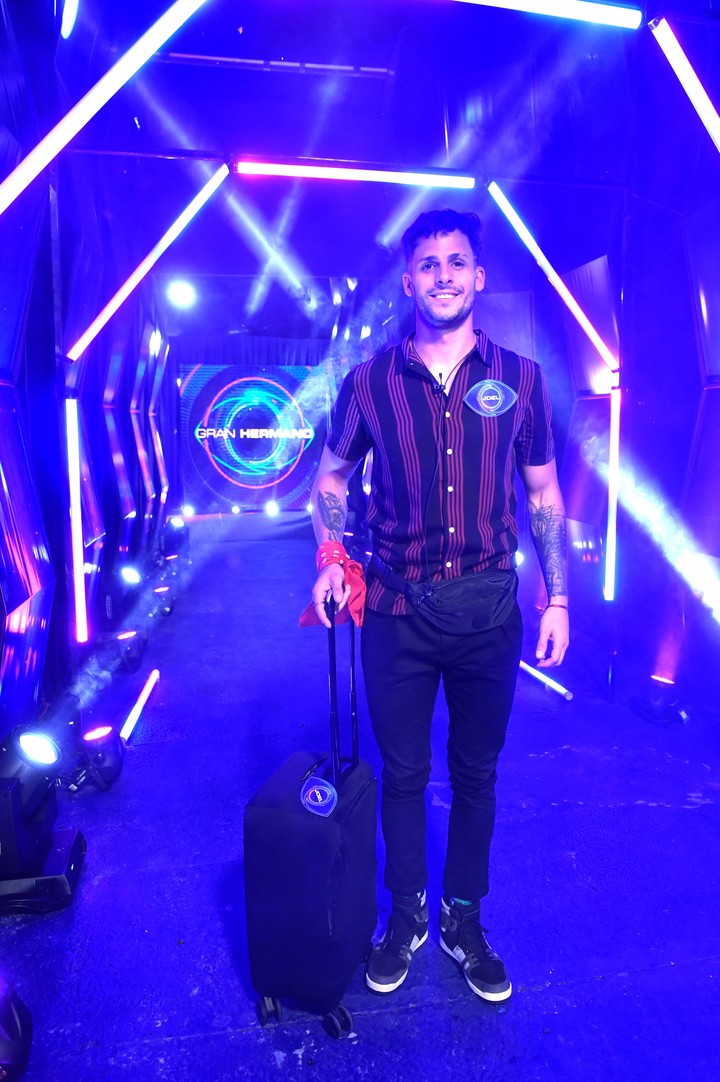 Joel, el día que ingresó a la casa de Gran Hermano. Foto: Prensa Telefe.