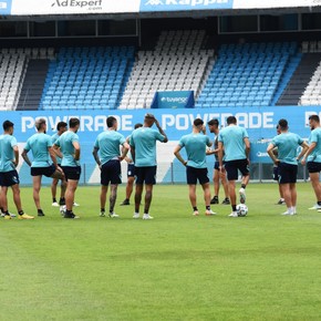 Los cambios que probó Costas en Racing para el clásico con Boca