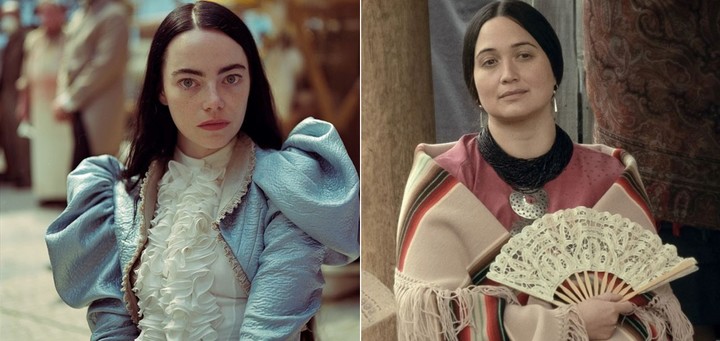Emma Stone en "Pobres criaturas" y Lily Gladstone en "Los asesinos de la luna": ¿quién gana?