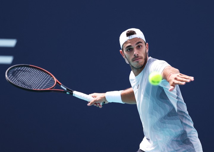 Luego del Open de Miami, Cerundolo consiguió su primera victoria en Madrid (AFP).