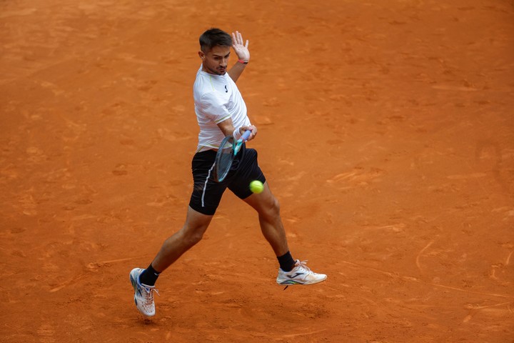 Navone en un duelo clave frente a Rune (EFE).
