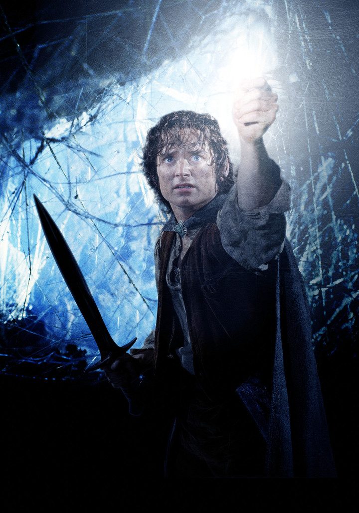 Elijah Wood, como Frodo, en una escena de El retorno de rey", que se convirtió en la película más ganadora de Oscars, junto a"Ben-Hur" y "Titanic".