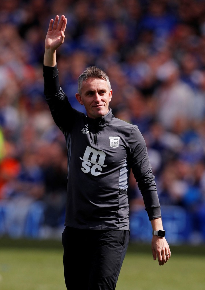 Kieran McKenna, inglés de 38 años, ascendió a la Premier con el Ispwich. También lo quiere el Brighton en lugar de De Zerbi (REUTERS).