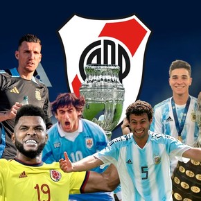 El tremendo récord de River a nivel selecciones en las Copas América