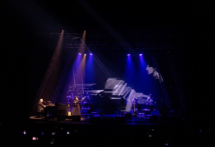 Hilda Lizarazu y Lito Vitale, los artífices de un disco y recital en homenaje a Charly García. Foto de prensa gentileza Catalina Orcesi