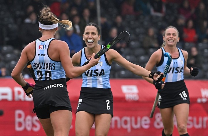 Las Leonas van al grupo B. (FOTO: Argentina)
