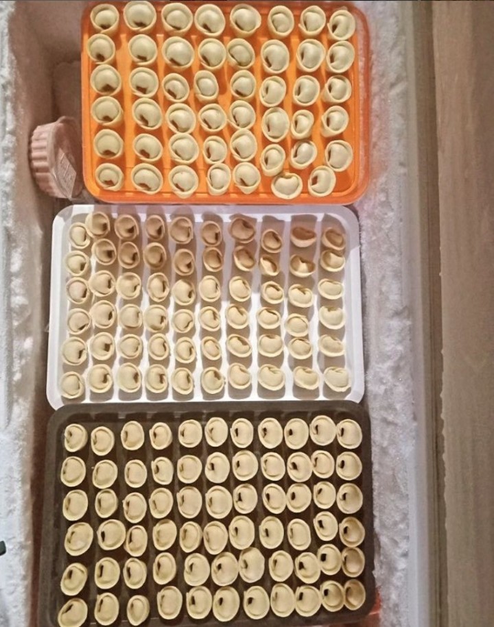 Los pelmeni, una pasta típica rusa, como la preparan en Malas Hermanas. Foto Instagram Malas Hermanas