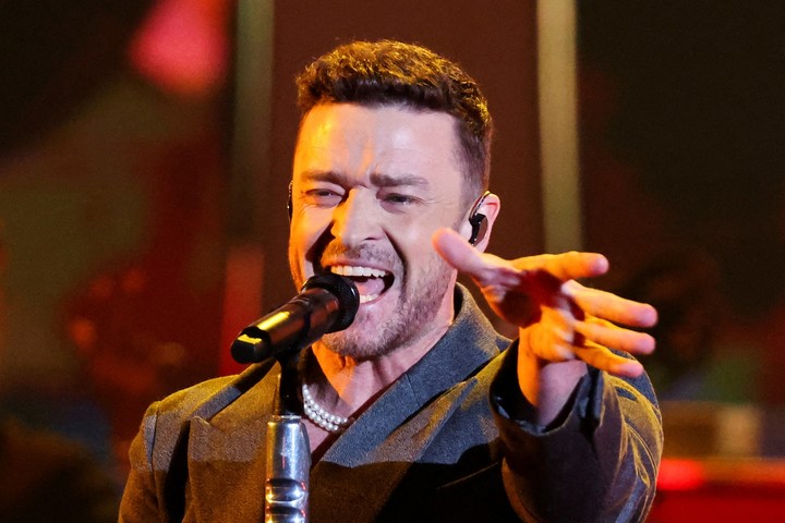 Justin Timberlake, gran atracción del primer día de Lolapalooza Argentina 2025. Foto: Reuters/Mario Anzuoni