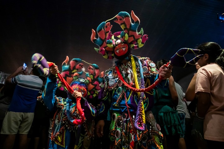 El Carnaval de Jujuy en Buenos Aires desbordó el Palacio Libertad este domingo. Foto: prensa Palacio Libertad gentileza.