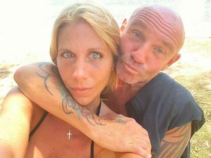 Leo Rosenwasser, feliz con Valeria Dollagaray, en una foto de Instagram.