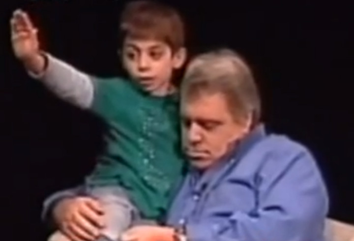 El abogado Miguel Ángel Pierri y su hijo, que no dudaba quién era el asesino en el crimen de Ángeles Rawson. 