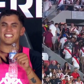 "Se van, se van": la reacción de Romero al ver a los hinchas de River marchándose antes de que terminara el partido