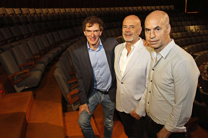  Jorge Telerman con Horacio Rodríguez Larreta y Dario Lopérfido.