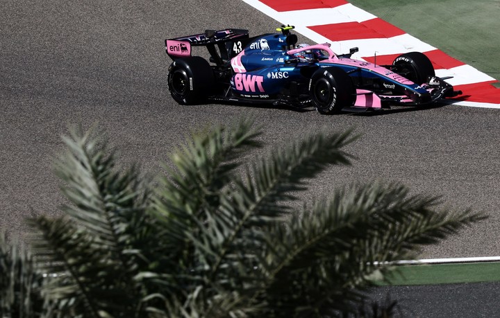 Colapinto giró 28 veces en Bahrein. (REUTERS)