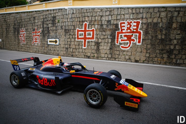 El pibe duranteel GP de Macao, por la Copa del Mundo de Formula Regional. (Prensa Grand Prix Macau)