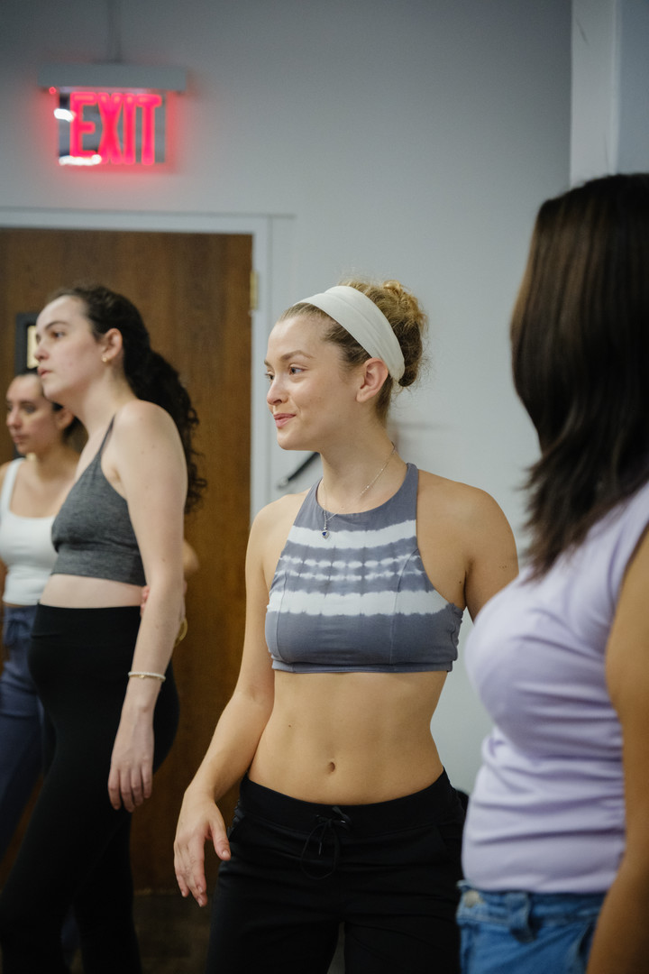 Minerva Casero estuvo entrenando con artistas de Broadway de lunes a lunes 7 horas por día por dos semanas.