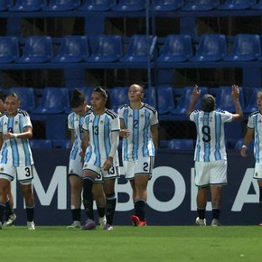Argentina venció a Brasil y terminó líder del grupo B en el Sudamericano Sub 20 femenino 