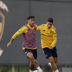 Buenas noticias para Ubeda: Merentiel jugó de titular en la práctica y vuelve ante Vélez