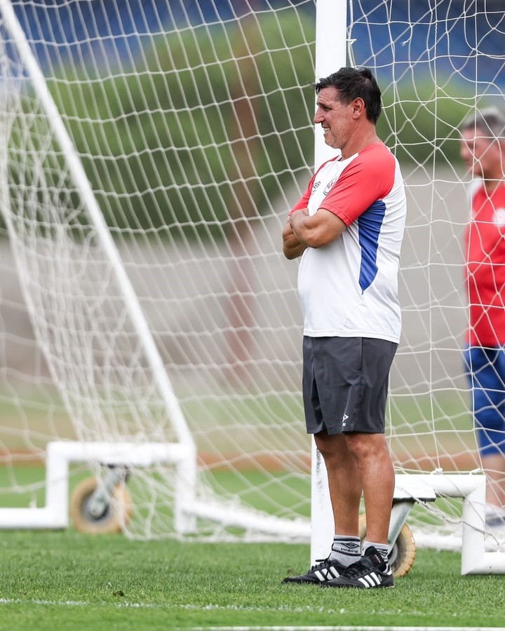 Nico Diez, técnico de AAAJ.
Prensa Argentinos Juniors.