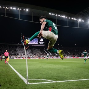 Video: el Flaco López la metió para Palmeiras y provocó a Corinthians