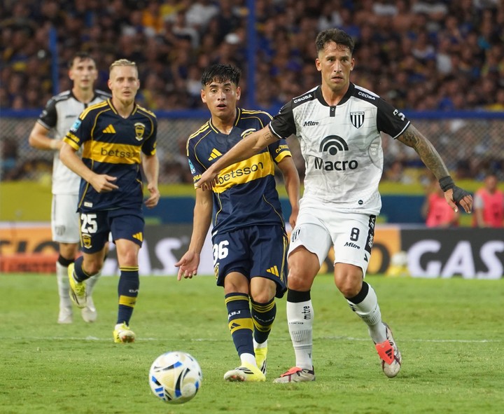 Aranda jugó un buen partido ante Gimnasia (Foto Marcelo Carroll).