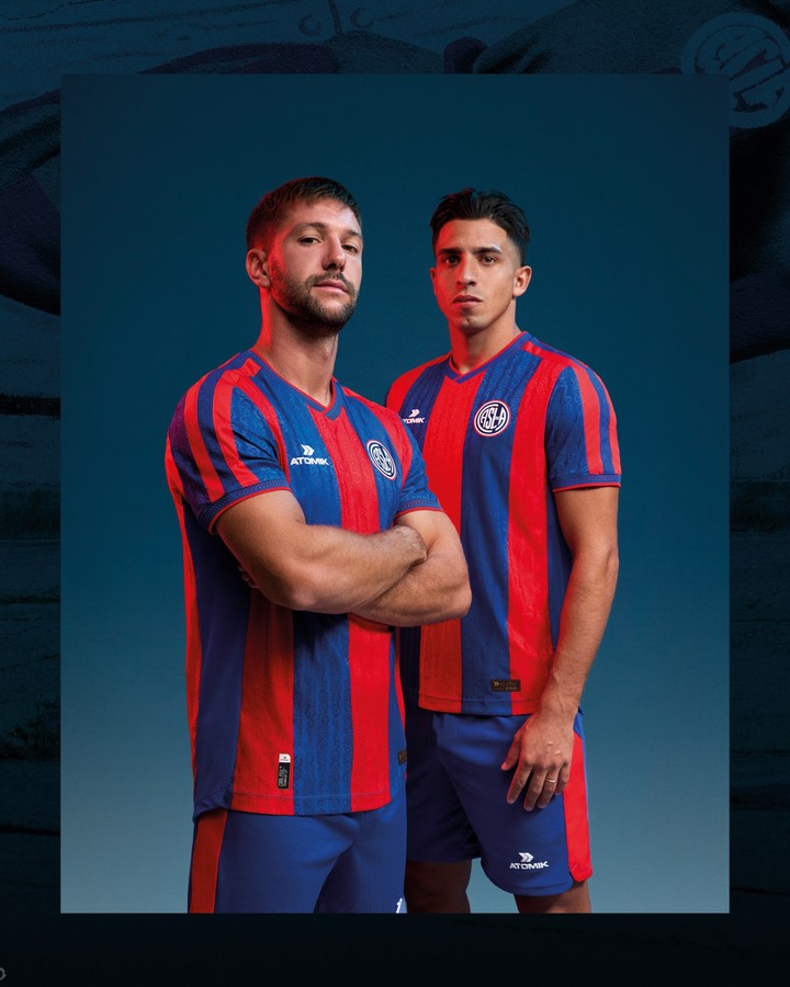 La nueva camiseta de San Lorenzo. (Prensa San Lorenzo).