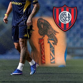 El jugador de Boca que tiene un tatuaje de San Lorenzo y vivirá un clásico especial