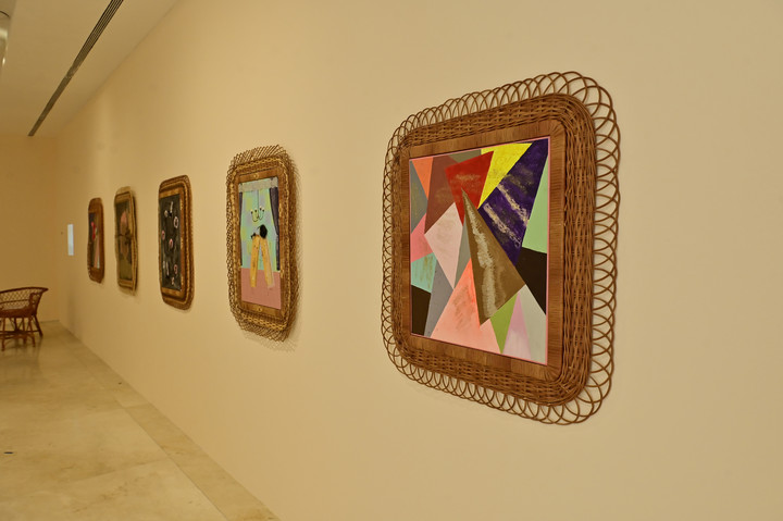 La serie de los mimbres. Pinturas que estuvieron en la feria ARCOmadrid. 