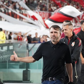 Coudet: "De a poco estamos creciendo" y las "cosas" que empieza a ver de su River