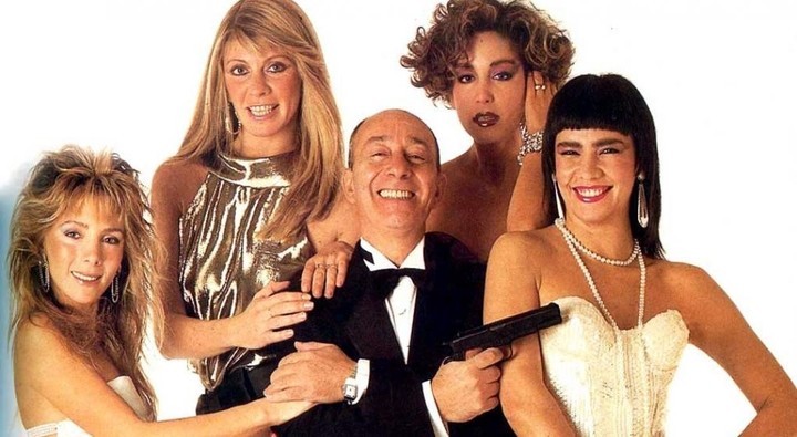 Las chicas Olmedo: Adriana Brodsky, Silvia Pérez, Beatriz Salomón y Susana Romero.