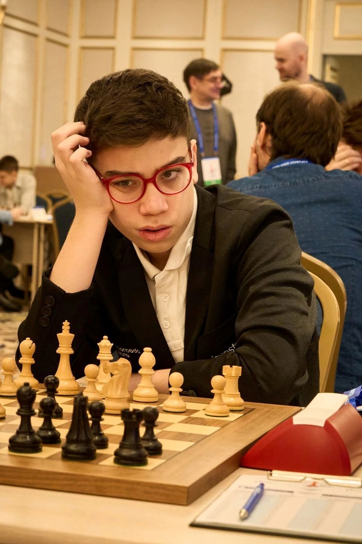 Faustino Oro consiguió dos victorias este miércoles en el Abierto de Aeroflot en Rusia. (Prensa Aeroflot).