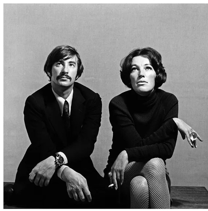 Feliza Burztyn y el artista argentino Rogelio Polesello. Archivo Clarín.