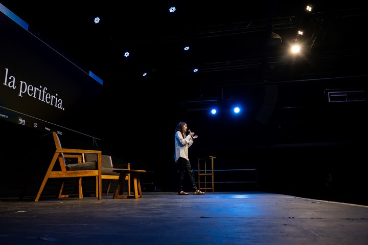 Dubito, el futuro desde la periferia se llevó a cabo en el C Art media. Foto: gentileza.