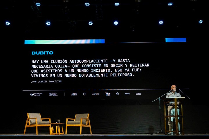 Dubito, el futuro desde la periferia se llevó a cabo en el C Art media. Foto: gentileza.