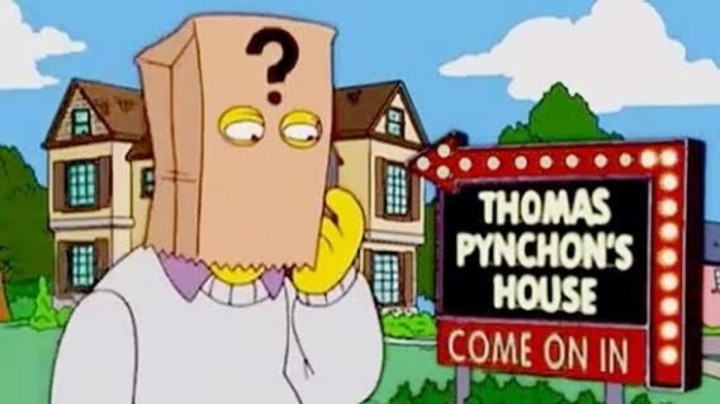 Thomas Pynchon, en "Los Simpson". 