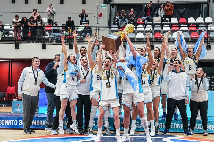 La Selección, campeona del Sudamericano 2024 de Chile. 