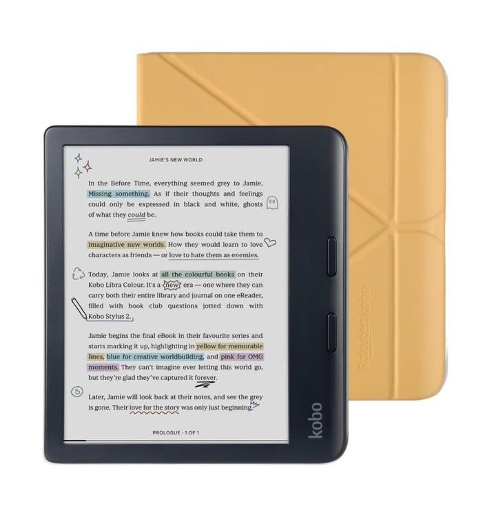 El Kobo Libra Colour. Pantalla a color de 7 pulgadas ideal para cómics. $ 749.999.