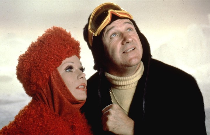 Valerie Perrine junto a Gene Hackman en "Superman II".