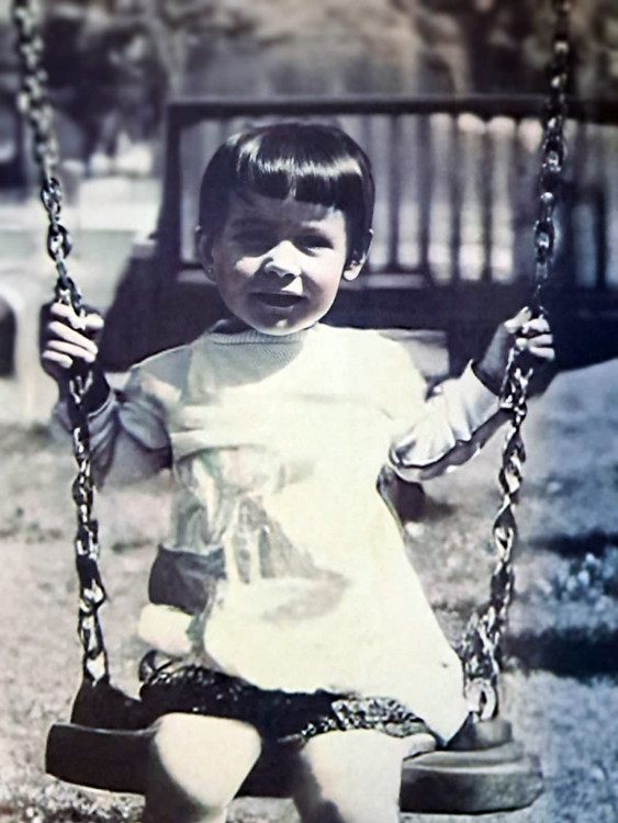 Contratapa. Mónica Breitman, de chiquita. Gentileza Mónica Breitman.