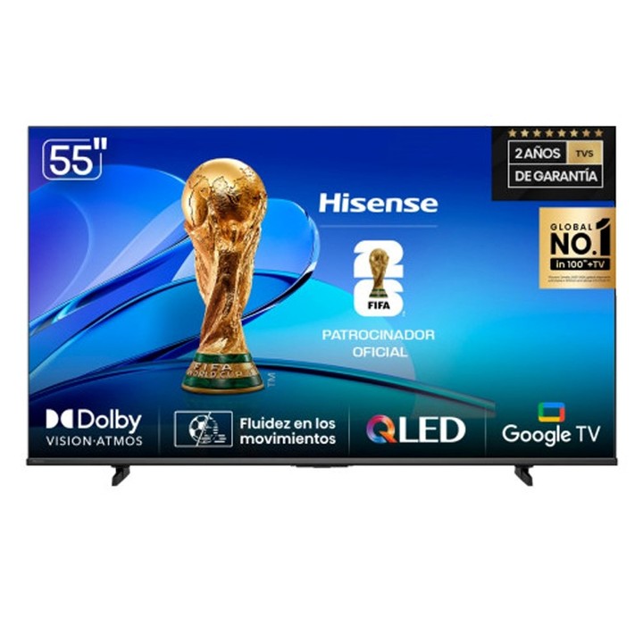 Sistema operativo Google TV. Tres entradas HDMI y dos USB. Sonido Dolby Atmos. $ 860.999.