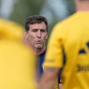 Respira Ubeda: la certeza que recibió en la práctica de Boca del lunes