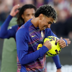 Cuánto tiempo antes que Messi logró Lamine Yamal su primer hat-trick