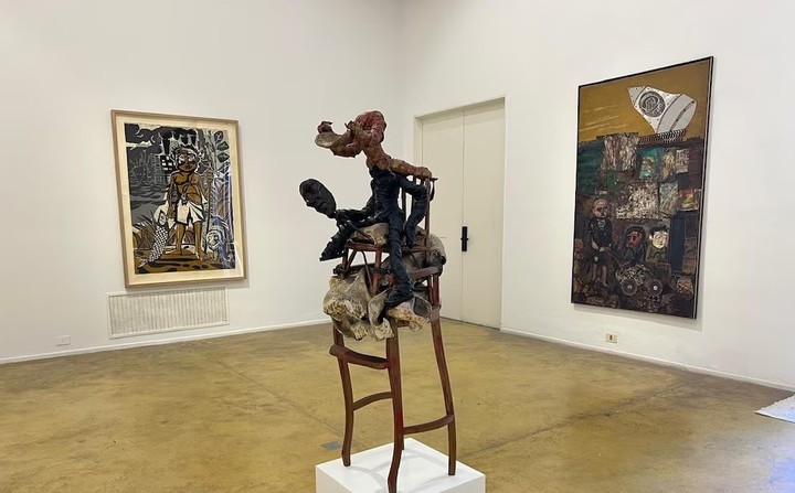 Obras de Alberto Heredia y Antonio Berni en Colección Helft en W—galería. Foto: gentileza.