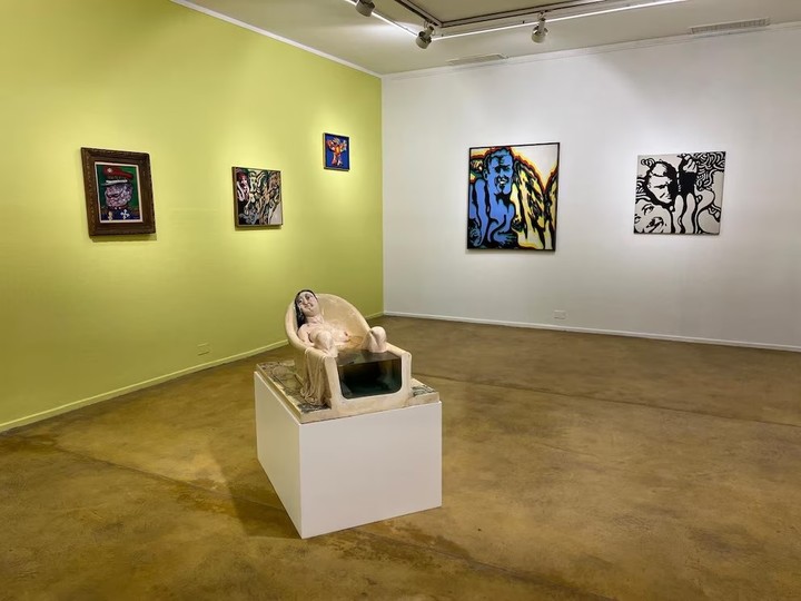 Obras de Juan Carlos Distéfano y Jorge de la Vega en Colección Helft en W—galería. Foto: gentileza.