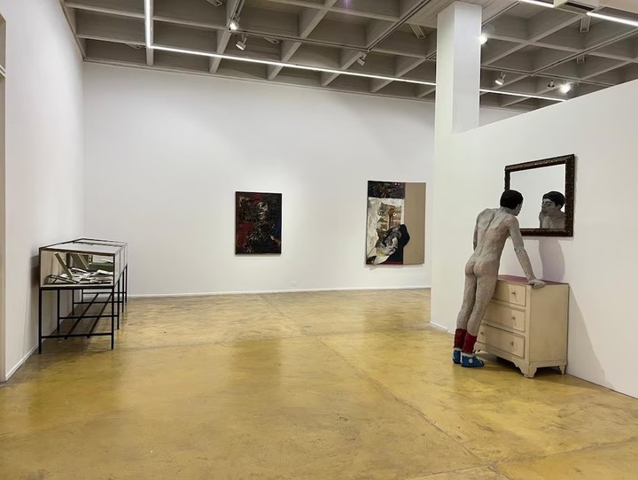 "Narciso de Mataderos" (1984), de Pablo Suárez en Colección Helft en W—galería. Foto: gentileza.