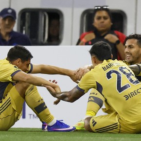 Video: el golazo de Paredes en su debut en la Copa y el festejo especial con la dupla de ataque