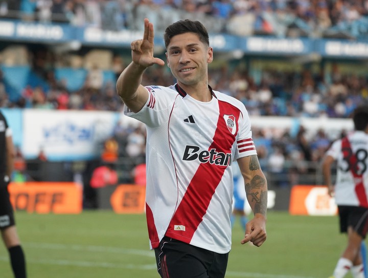 Gonzalo Montiel, referente de River. (Marcelo Carroll - FTP CLARIN)